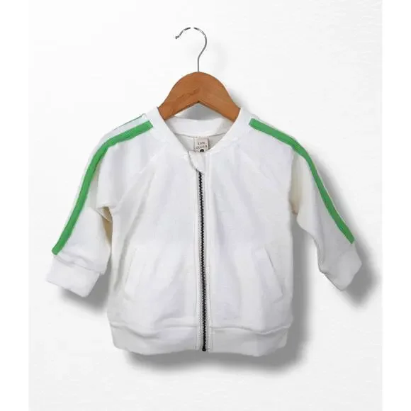 NWT Kate Quinn Organic Retro Stripe Track Jacket, 12-18 Months - Picture 8 of 8